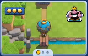 Balloon (Star Level 3) golden skin in Clash Royale