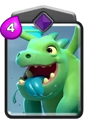 Baby Dragon card in Clash Royale