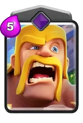 Barbarians card in Clash Royale