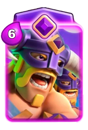 Evolution Elite Barbarians card in Clash Royale