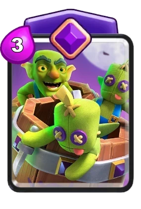 Evolution Goblin Barrel card in Clash Royale