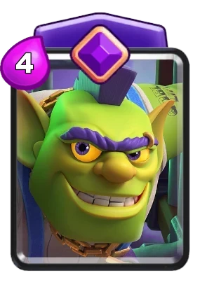 Evolution Goblin Cage card in Clash Royale