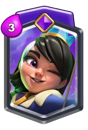 Evolution Princess card in Clash Royale