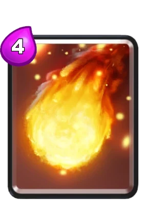 Fireball card in Clash Royale