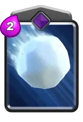 Giant Snowball card in Clash Royale
