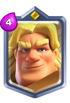 Golden Knight card in Clash Royale