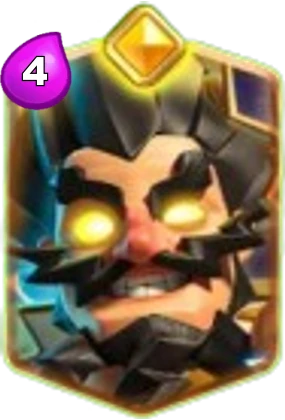 Hero Electro Wizard card in Clash Royale