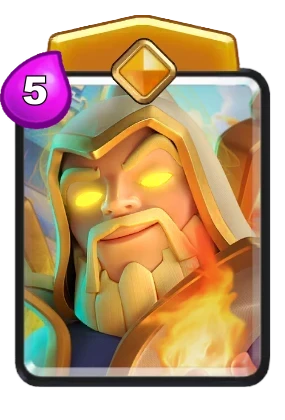 Hero Wizard card in Clash Royale