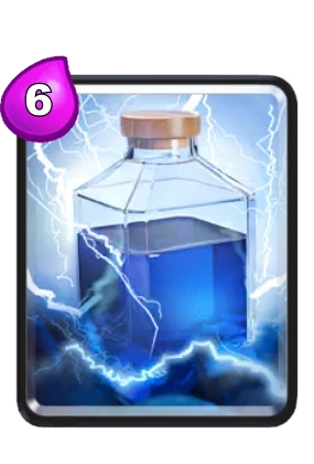 Lightning card in Clash Royale