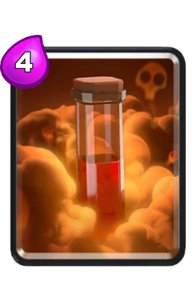 Poison card in Clash Royale