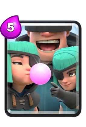 Rascals card in Clash Royale