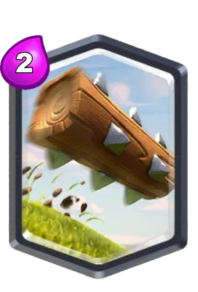 The Log card in Clash Royale