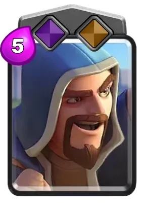 Wizard card in Clash Royale