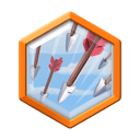 Arrows modifier badge in Clash Royale Chaos mode