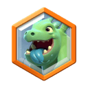 Baby Dragon modifier badge in Clash Royale Chaos mode