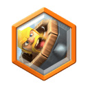 Barbarian Barrel modifier badge in Clash Royale Chaos mode
