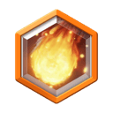 Fireball modifier badge in Clash Royale Chaos mode