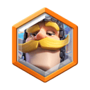 Knight modifier badge in Clash Royale Chaos mode