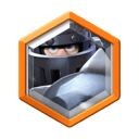 Mega Knight modifier badge in Clash Royale Chaos mode