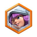 Musketeer modifier badge in Clash Royale Chaos mode