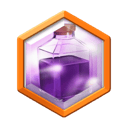 Rage modifier badge in Clash Royale Chaos mode