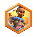 Ram Rider modifier badge in Clash Royale Chaos mode