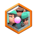 Rascals modifier badge in Clash Royale Chaos mode