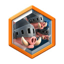 Royal Hogs modifier badge in Clash Royale Chaos mode