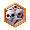 Skeleton Army modifier badge in Clash Royale Chaos mode