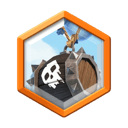 Skeleton Barrel modifier badge in Clash Royale Chaos mode