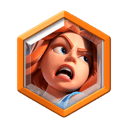 Valkyrie modifier badge in Clash Royale Chaos mode