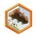 The Log modifier badge in Clash Royale Chaos mode