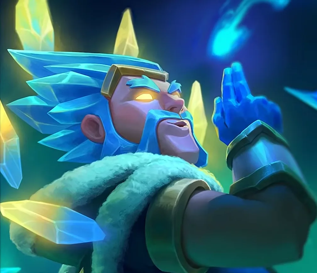 Hero Ice Wizard splash art from the TV Royale September 2026 announcement