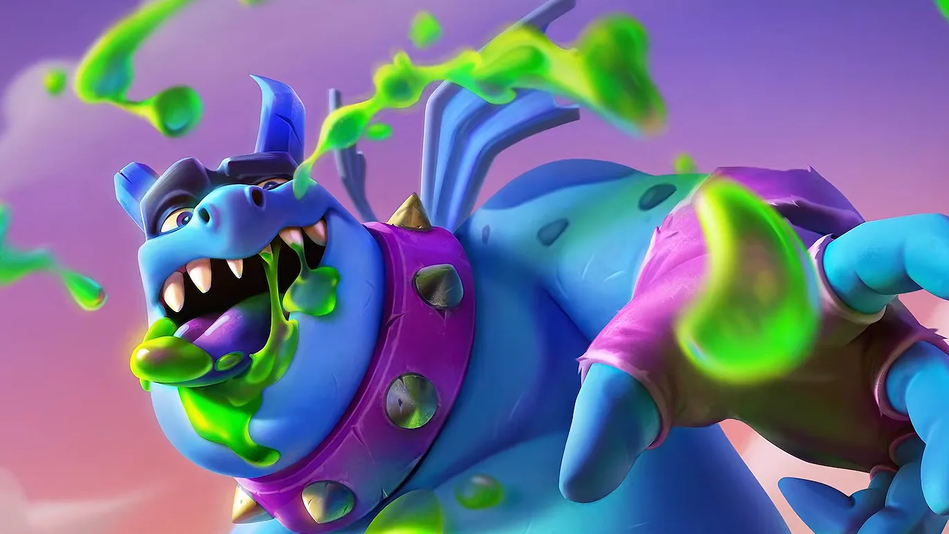 Minion Giant splash art, the new flying win condition
